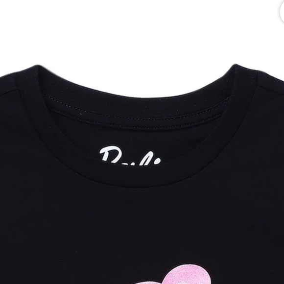 Barbie Girls Youth Graphic Short Sleeve Black T-Shirt Size 7-8 NEW - Picture 3 of 4